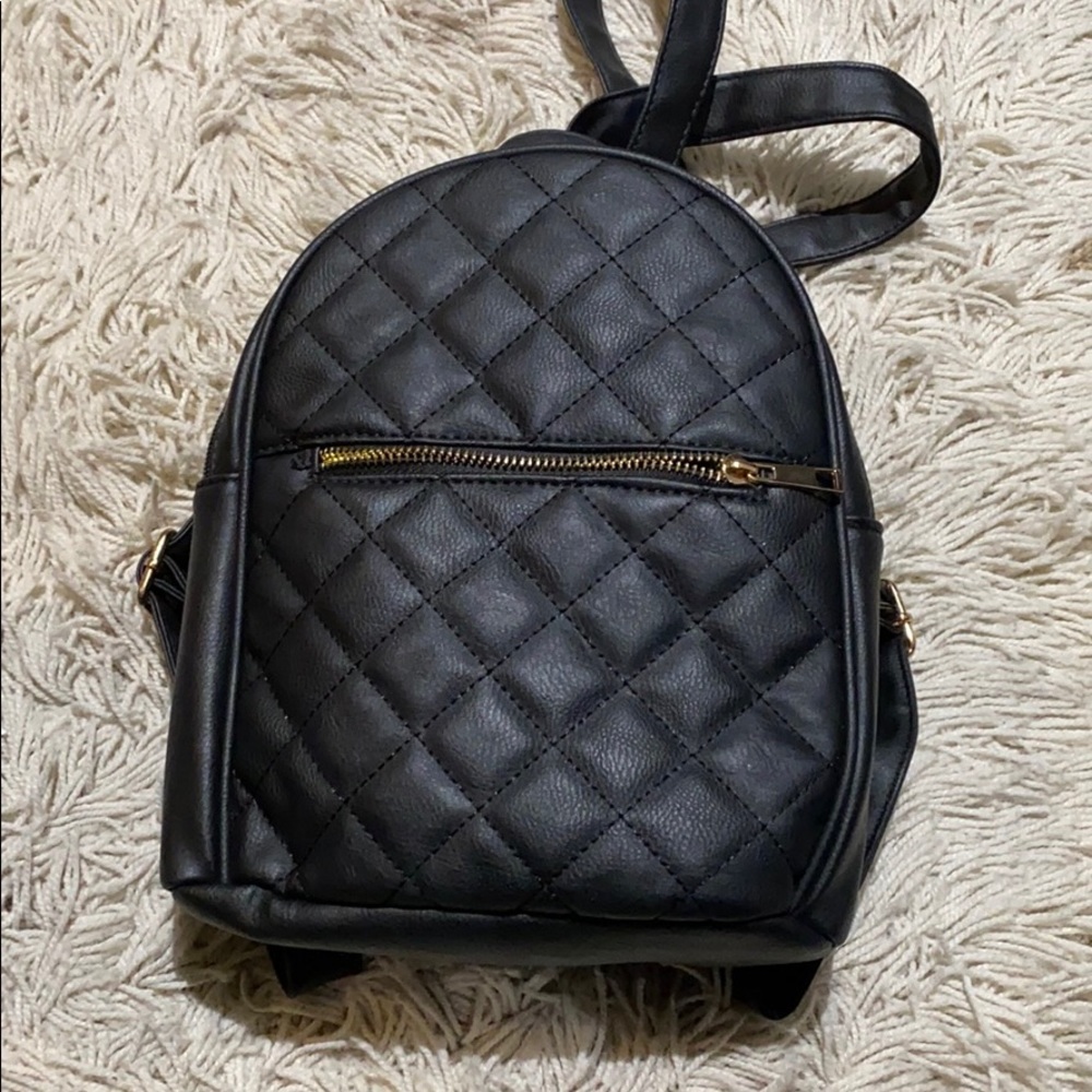 Mini Leather Backpack - image 1
